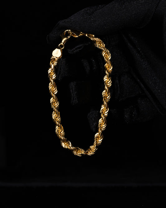 Diamond Cut Cordell Armband 6mm - 925 silver - Kejsar