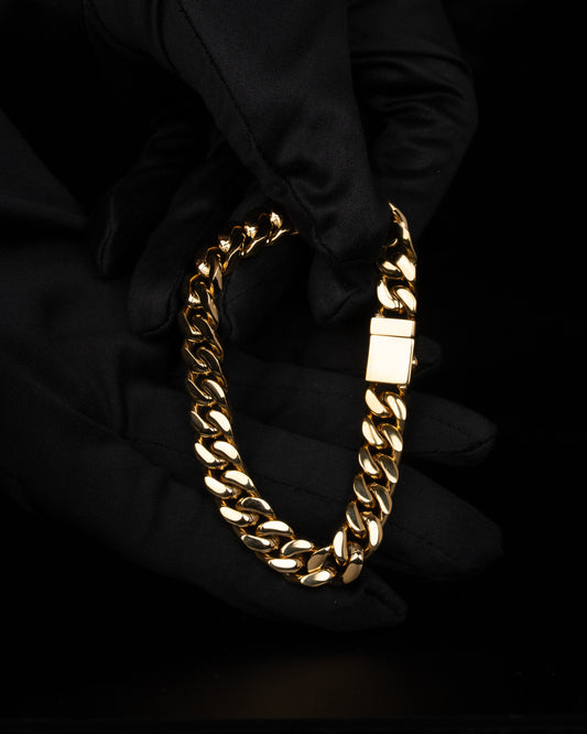 Cuban Link Armband 10mm - Kejsar