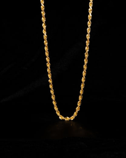 Diamond Cut Cordell Halsband 4mm - 925 silver - Kejsar