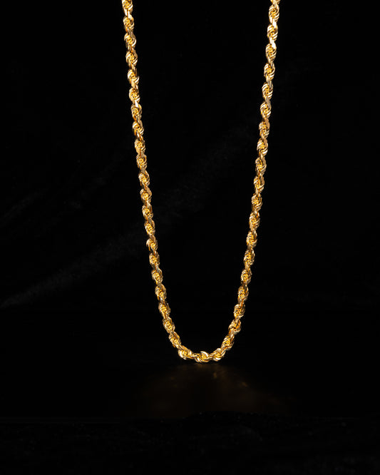 Diamond Cut Cordell Halsband 4mm - 925 silver - Kejsar