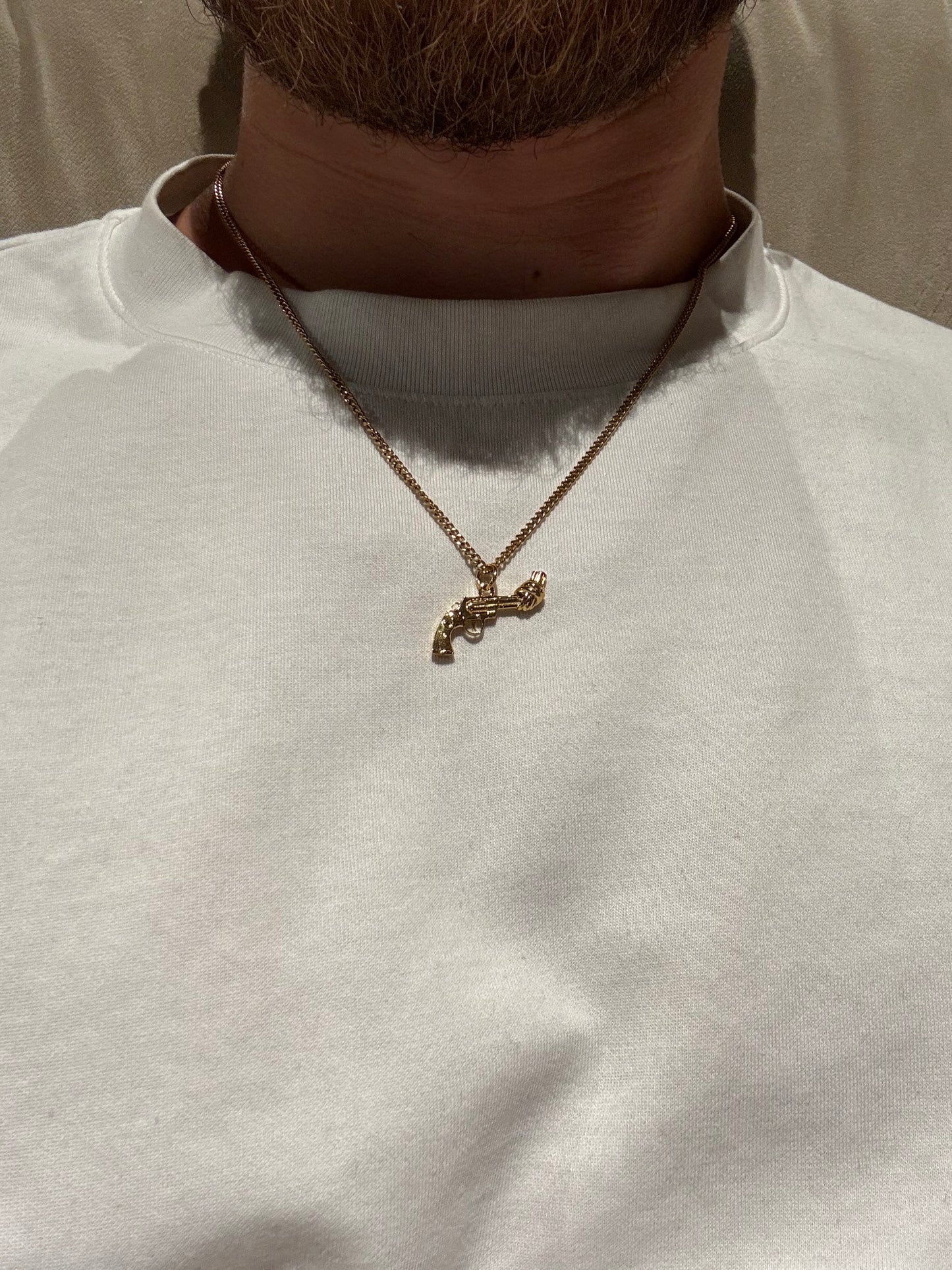 Non-Violence Halsband - The Knotted Gun - Kejsar