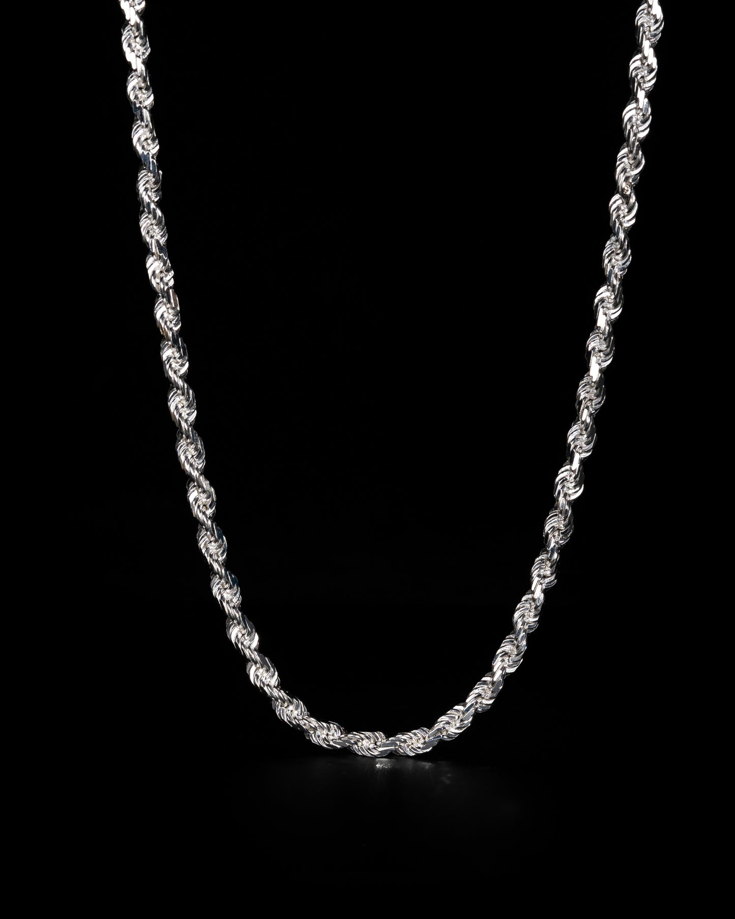 Diamond Cut Cordell Halsband 6mm - 925 silver - Kejsar