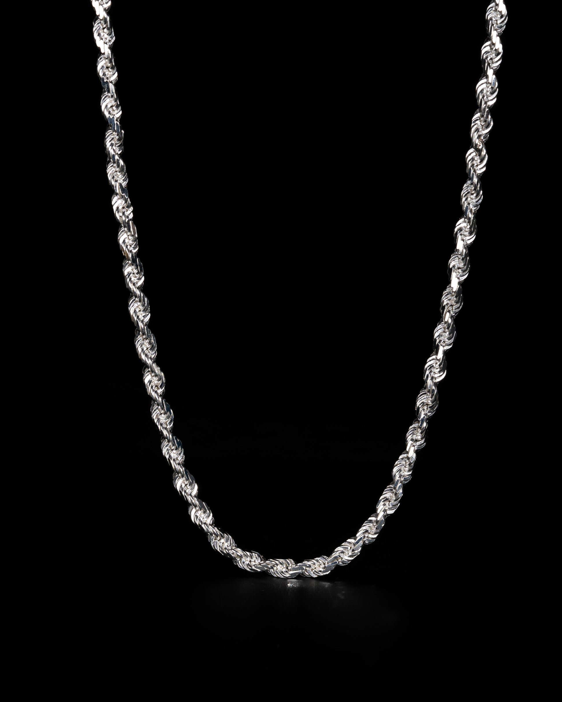 Diamond Cut Cordell Halsband 6mm - 925 silver - Kejsar