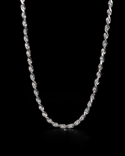 Diamond Cut Cordell Halsband 6mm - 925 silver - Kejsar