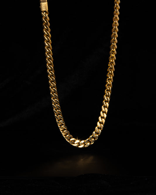 Cuban Link Halsband 6mm HERR - Kejsar