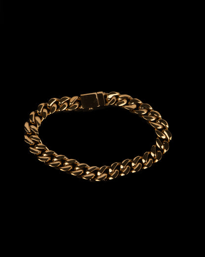 Cuban Link Armband 6mm HERR - Kejsar