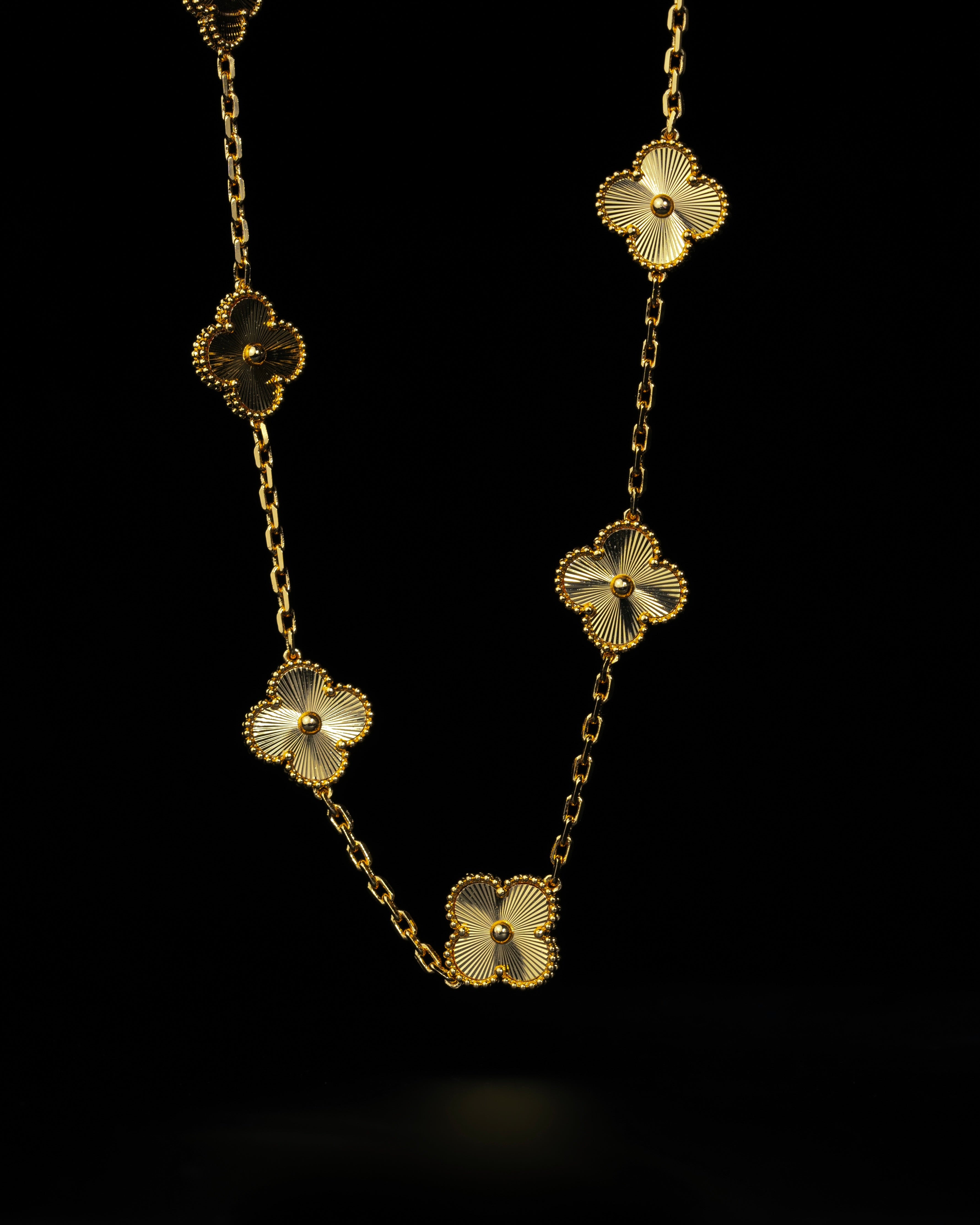 Four Leaf Clover Necklace Multi – Kejsar