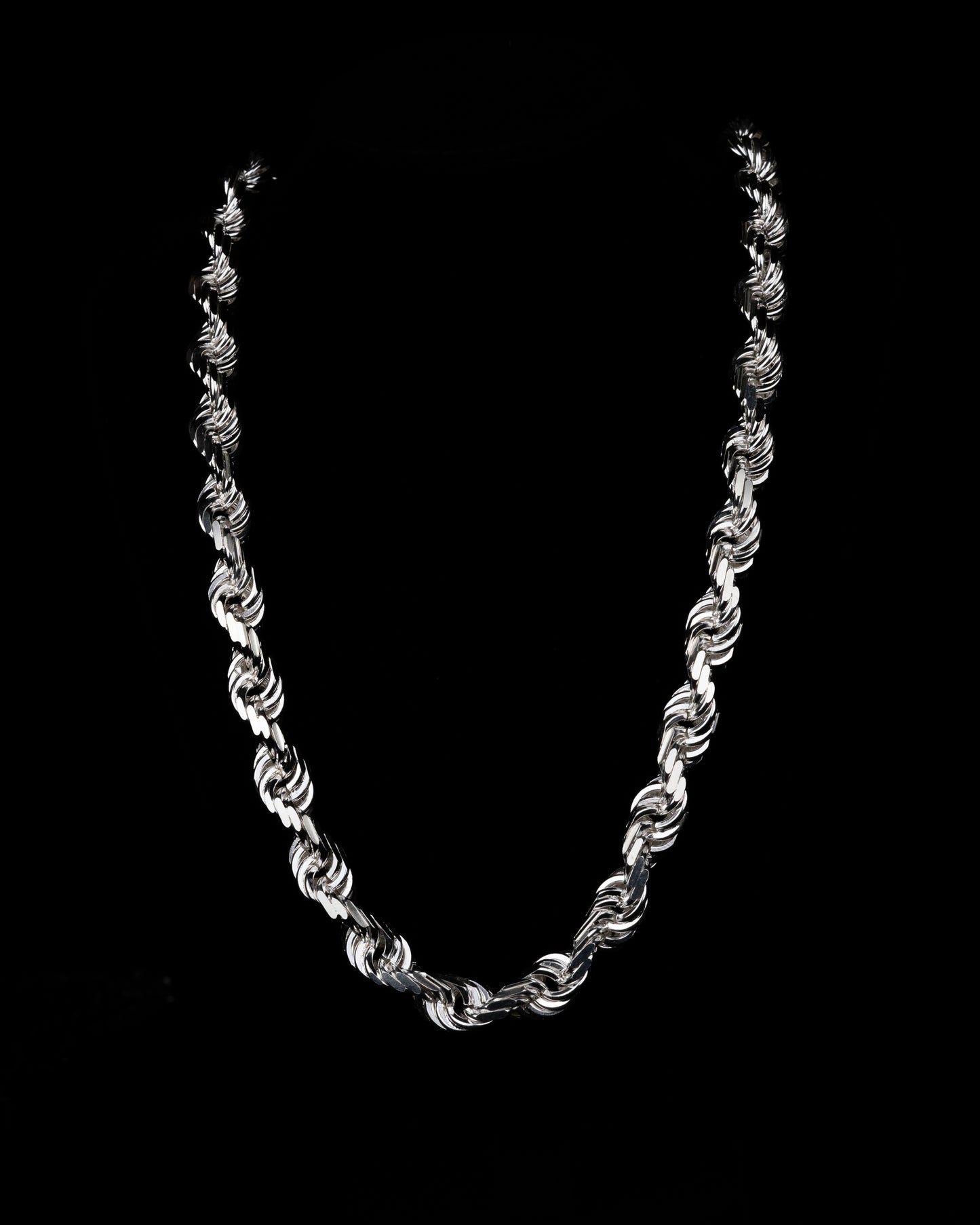 Diamond Cut Cordell Halsband 8mm - 925 silver - Kejsar