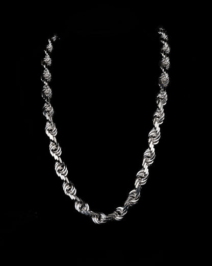 Diamond Cut Cordell Halsband 8mm - 925 silver - Kejsar