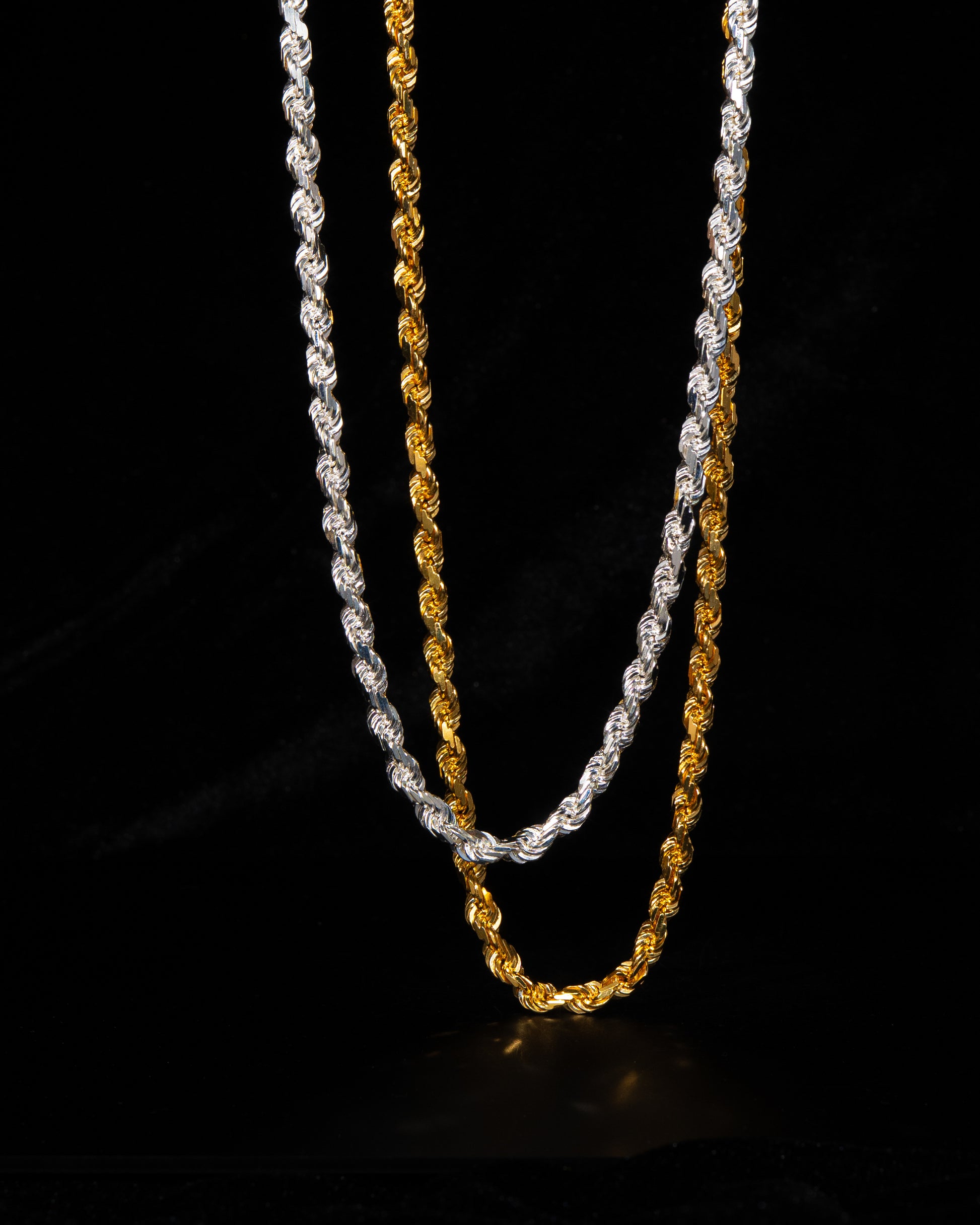 Diamond Cut Cordell Halsband 6mm - 925 silver - Kejsar