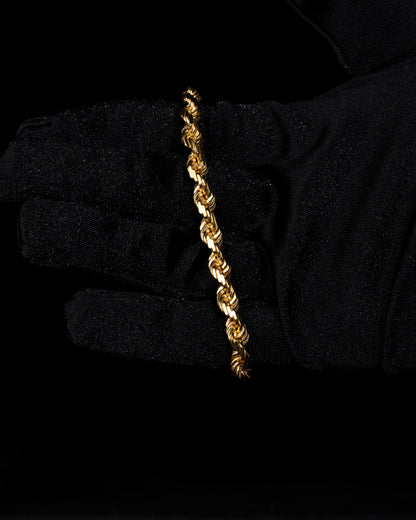 Diamond Cut Cordell Armband 6mm - 925 silver - Kejsar