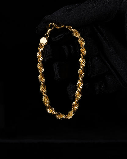 Diamond Cut Cordell Armband 6mm - 925 silver - Kejsar