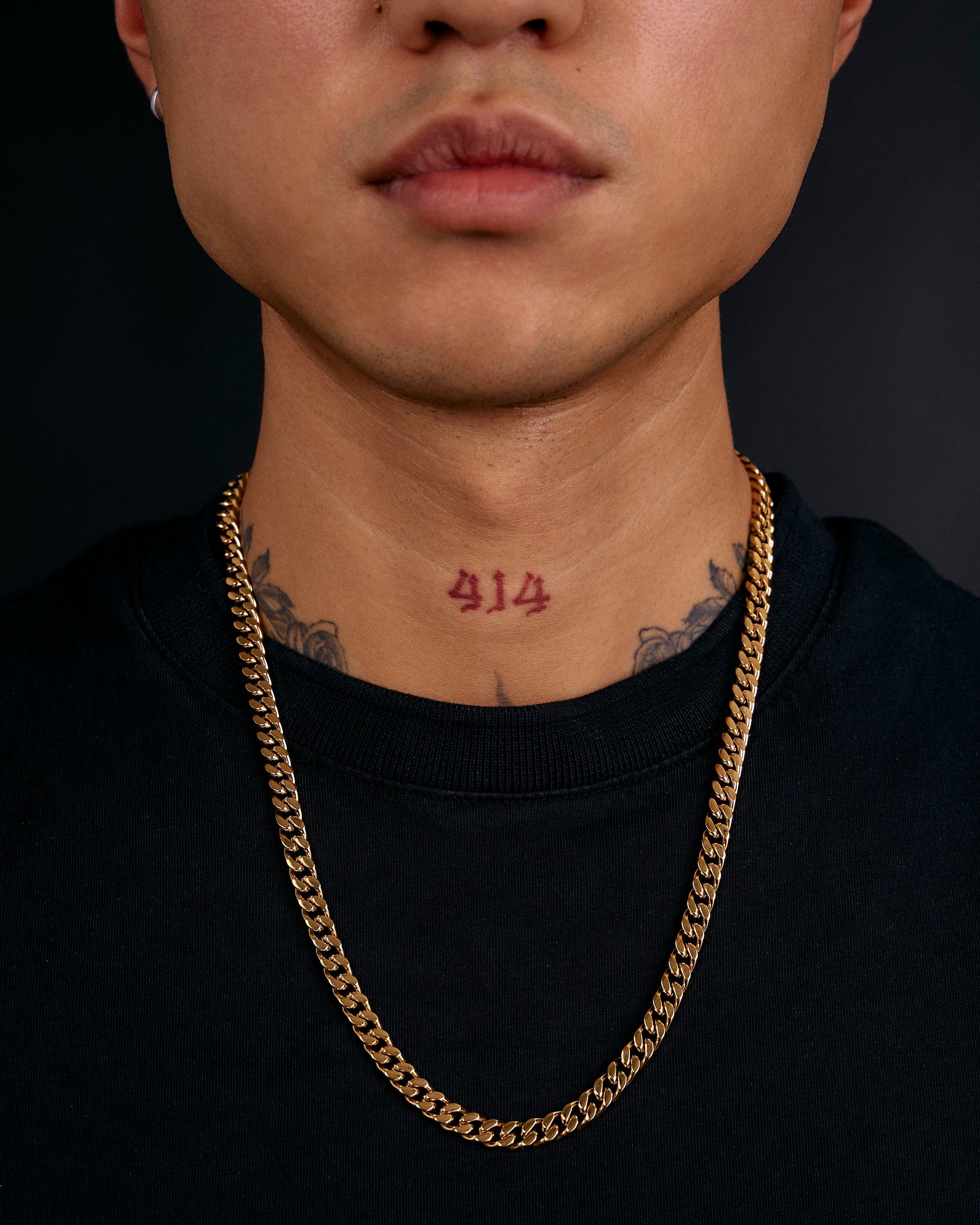 Cuban Link Halsband 6mm - Kejsar