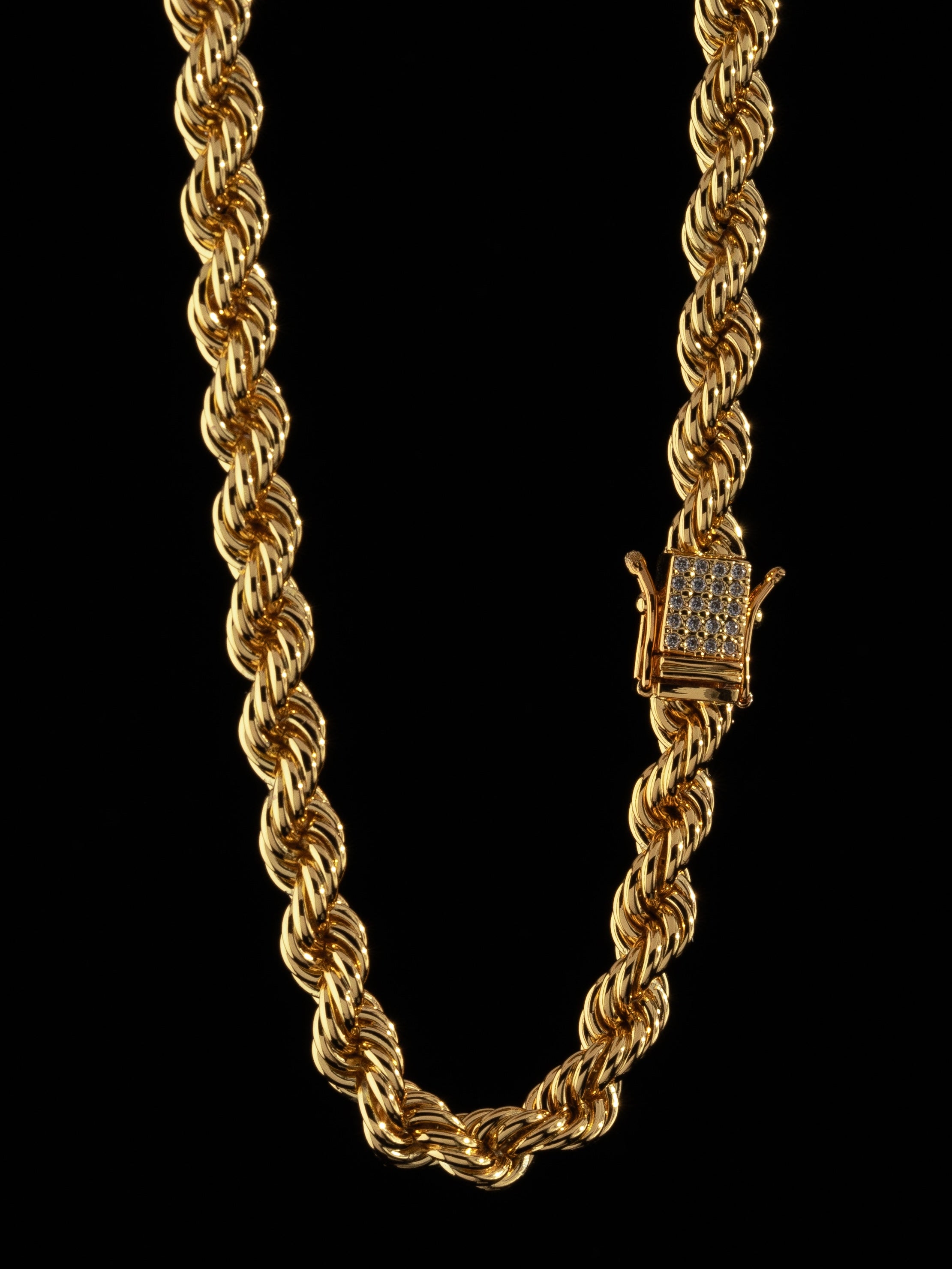 Cordell With Diamond Clasp 10mm - 18K Gold Plated – Kejsar