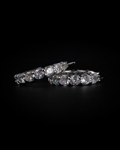 Diamond hoops small - Kejsar