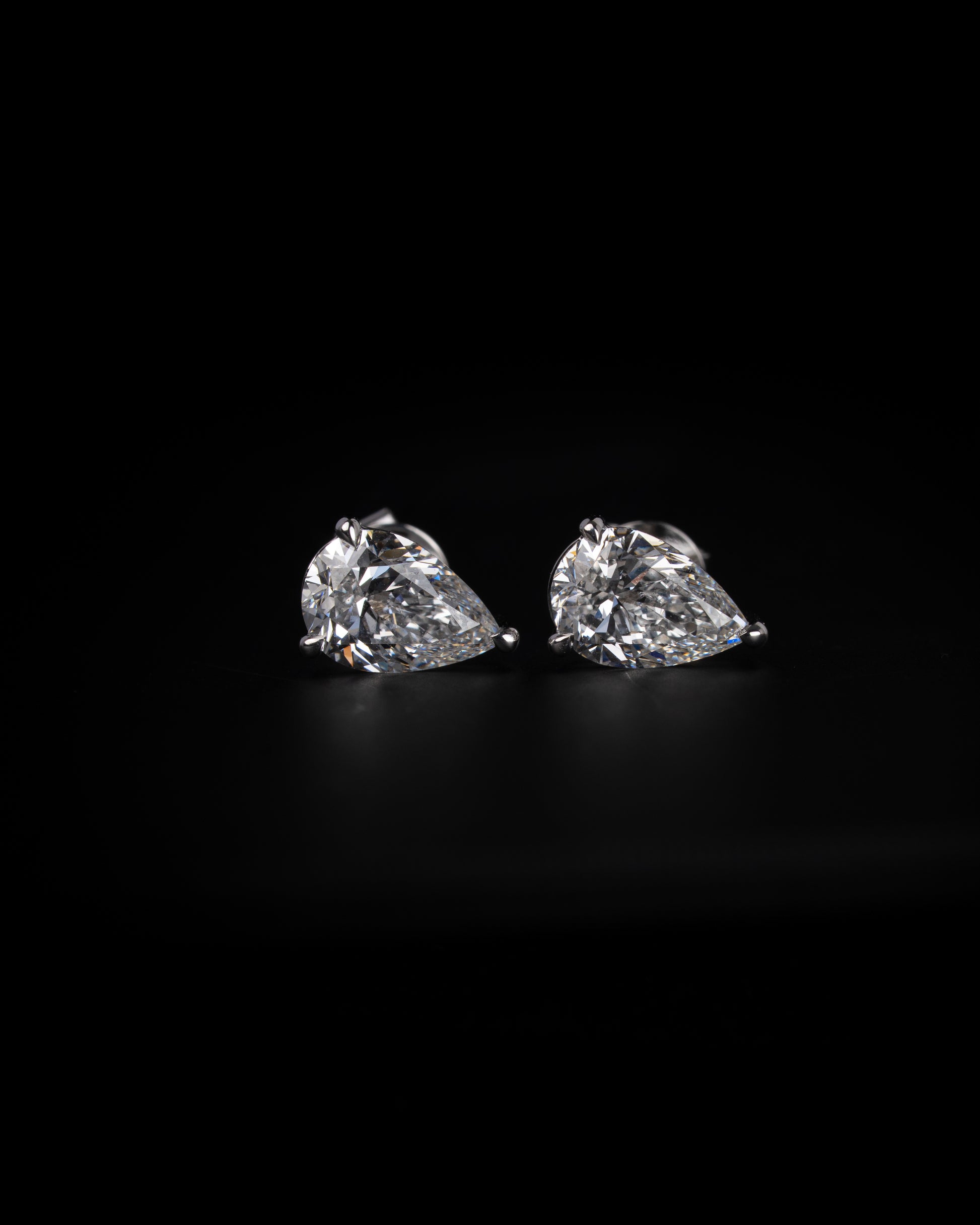 Diamant Örhängen VVS 1.0ct x2 - Kejsar