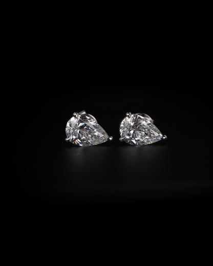 Diamant Örhängen VVS 1.0ct x2 - Kejsar