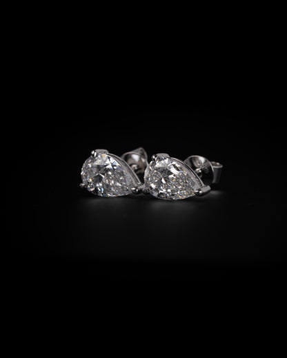Diamant Örhängen VVS 1.0ct x2 - Kejsar
