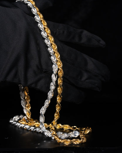 Diamond Cut Cordell Halsband 6mm - 925 silver - Kejsar