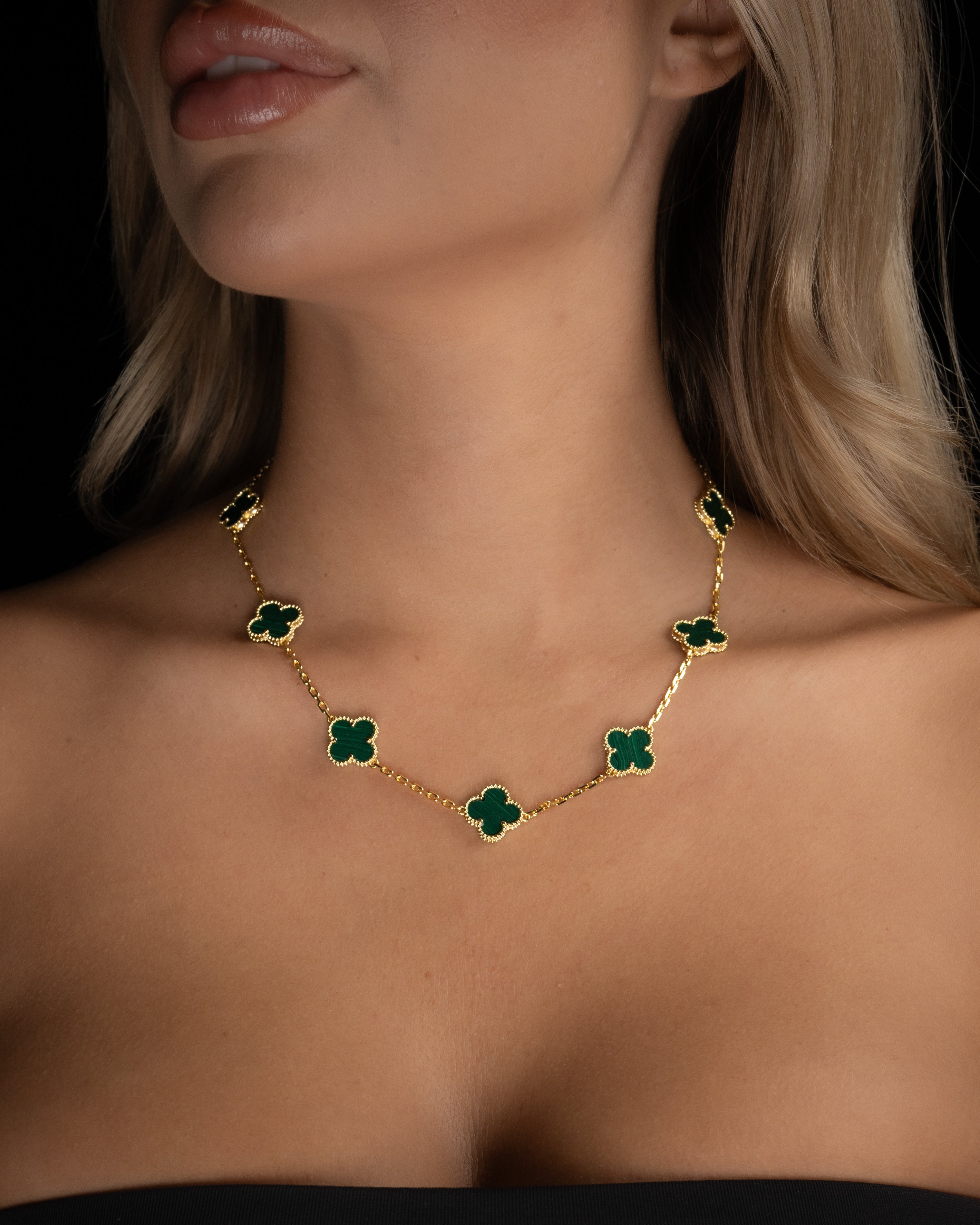 Four Leaf Clover Necklace Multi – Kejsar