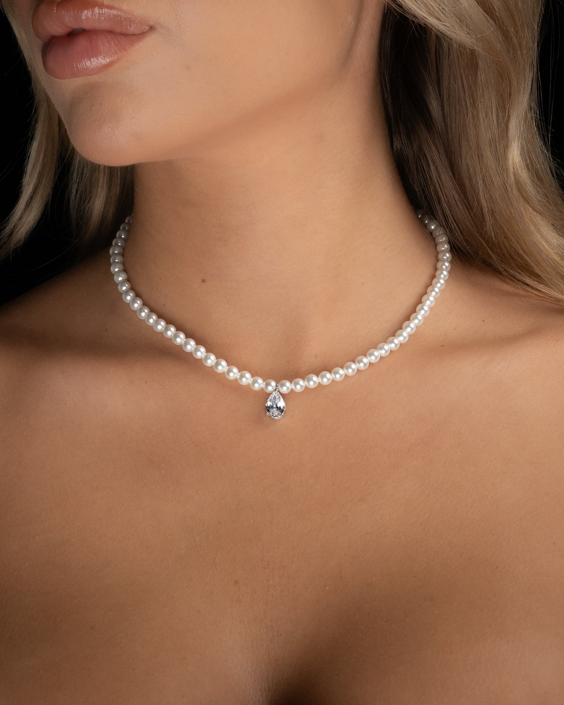 Pearl and Stone Necklace - Kejsar