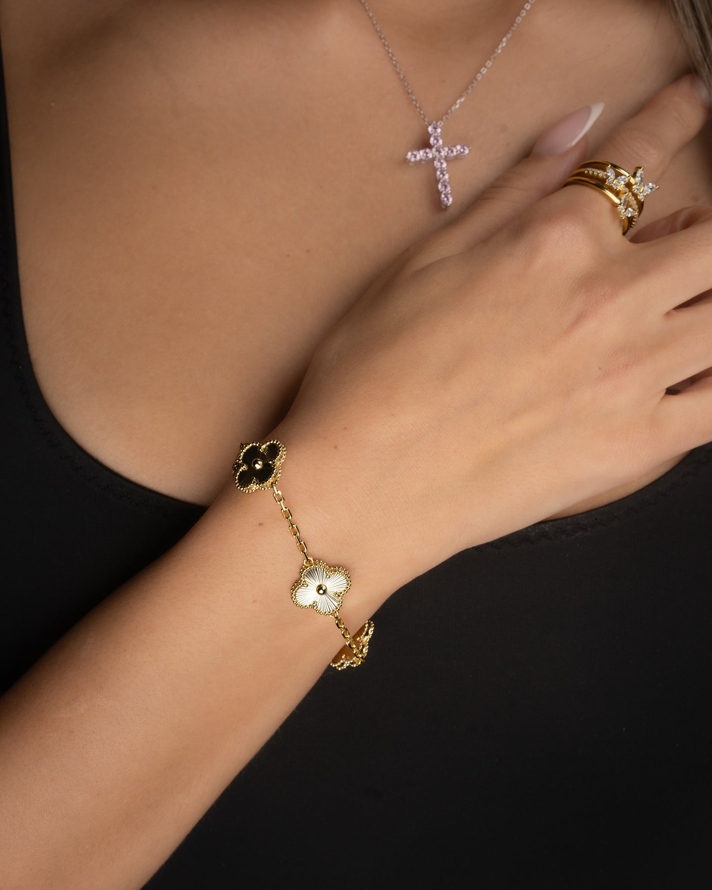 Four clover Armband - Kejsar