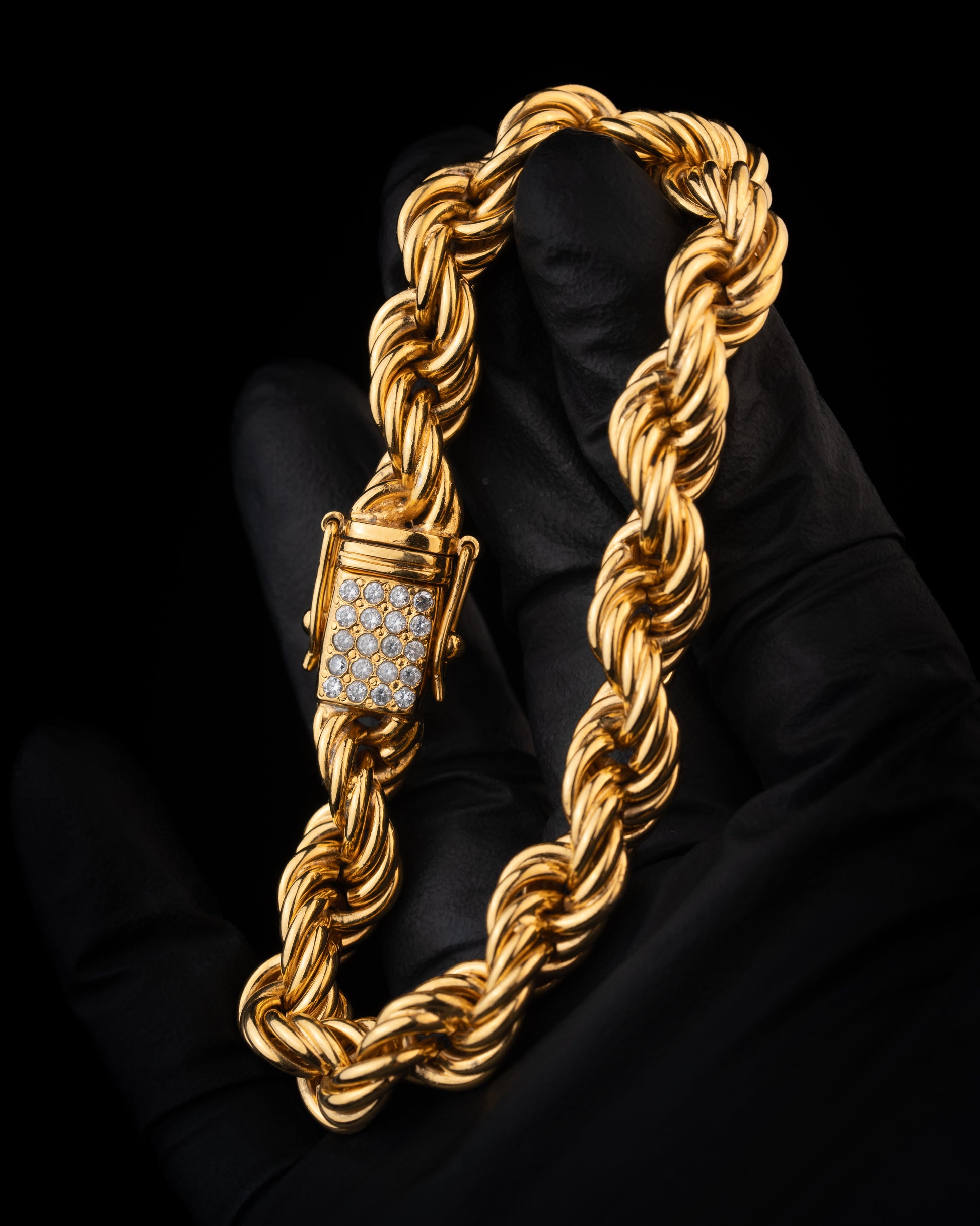 Cordell Armband 10mm - 18K Guldpläterad - Kejsar