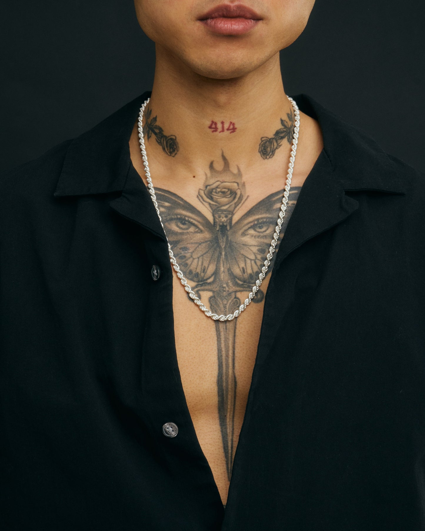 Cordell Halsband 4mm - 925 Silver - Kejsar