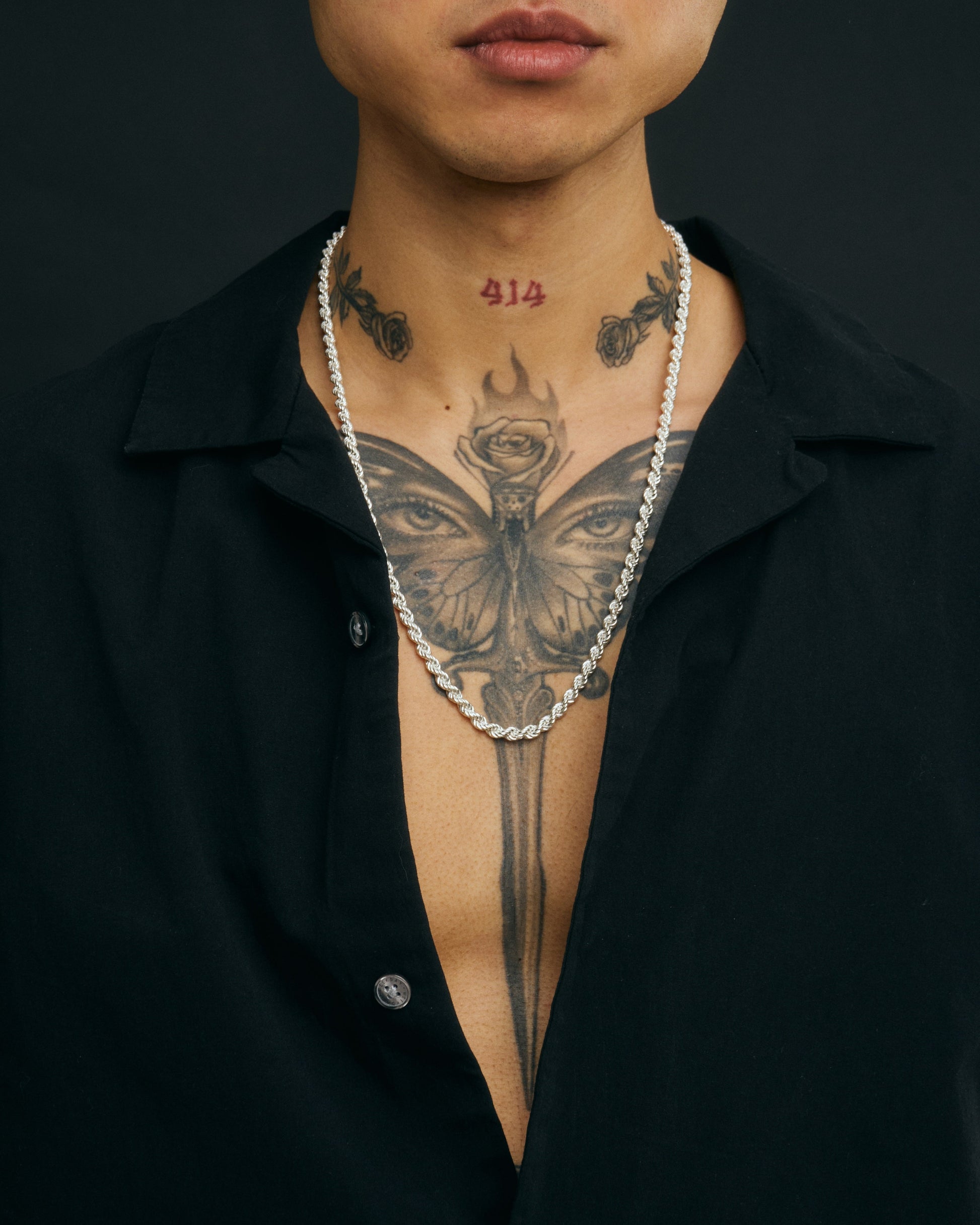 Cordell Halsband 4mm - 925 Silver - Kejsar