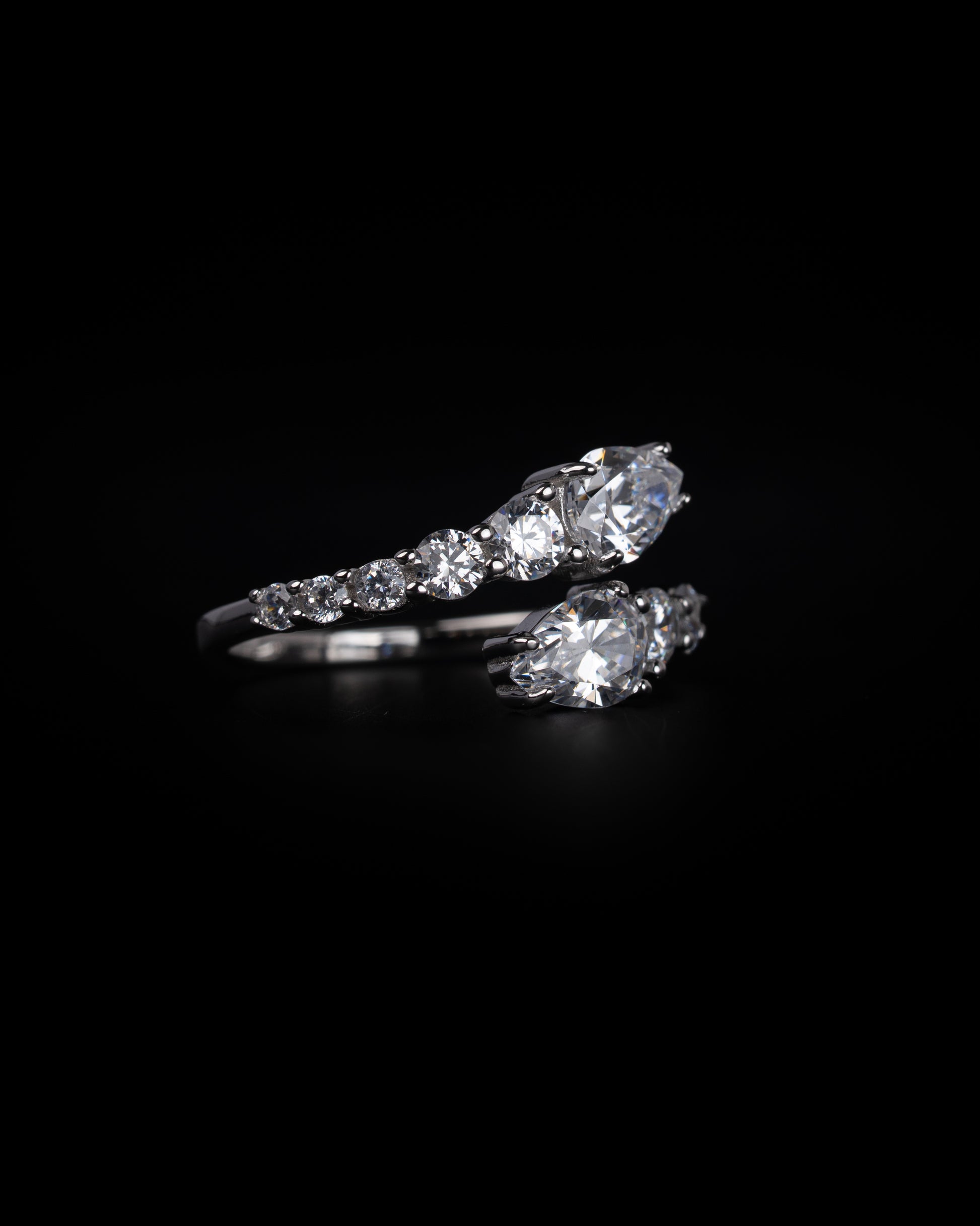 Double Drop Diamond Ring - Kejsar
