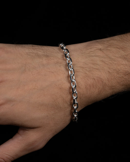 Ankarlänk Armband 4mm - 925 Silver - Kejsar