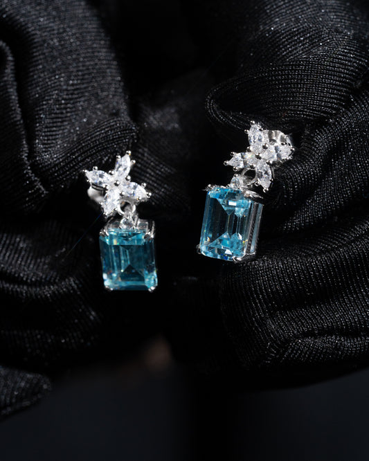 Crystal Blue Earrings - Kejsar