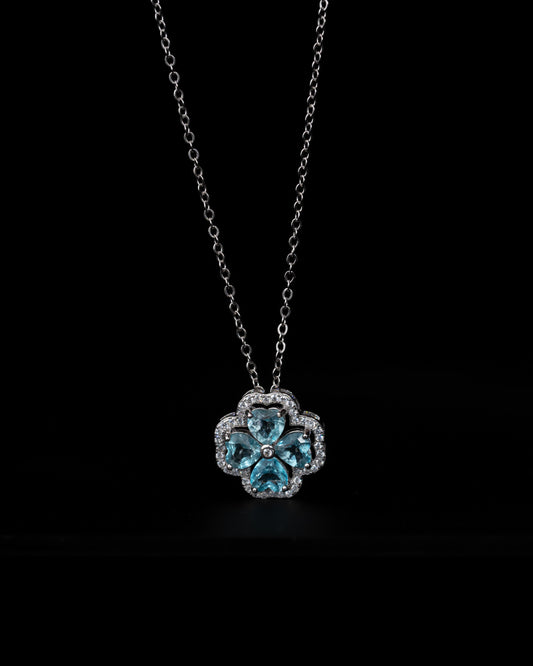 Lucky Sapphire Hearts Necklace - Kejsar