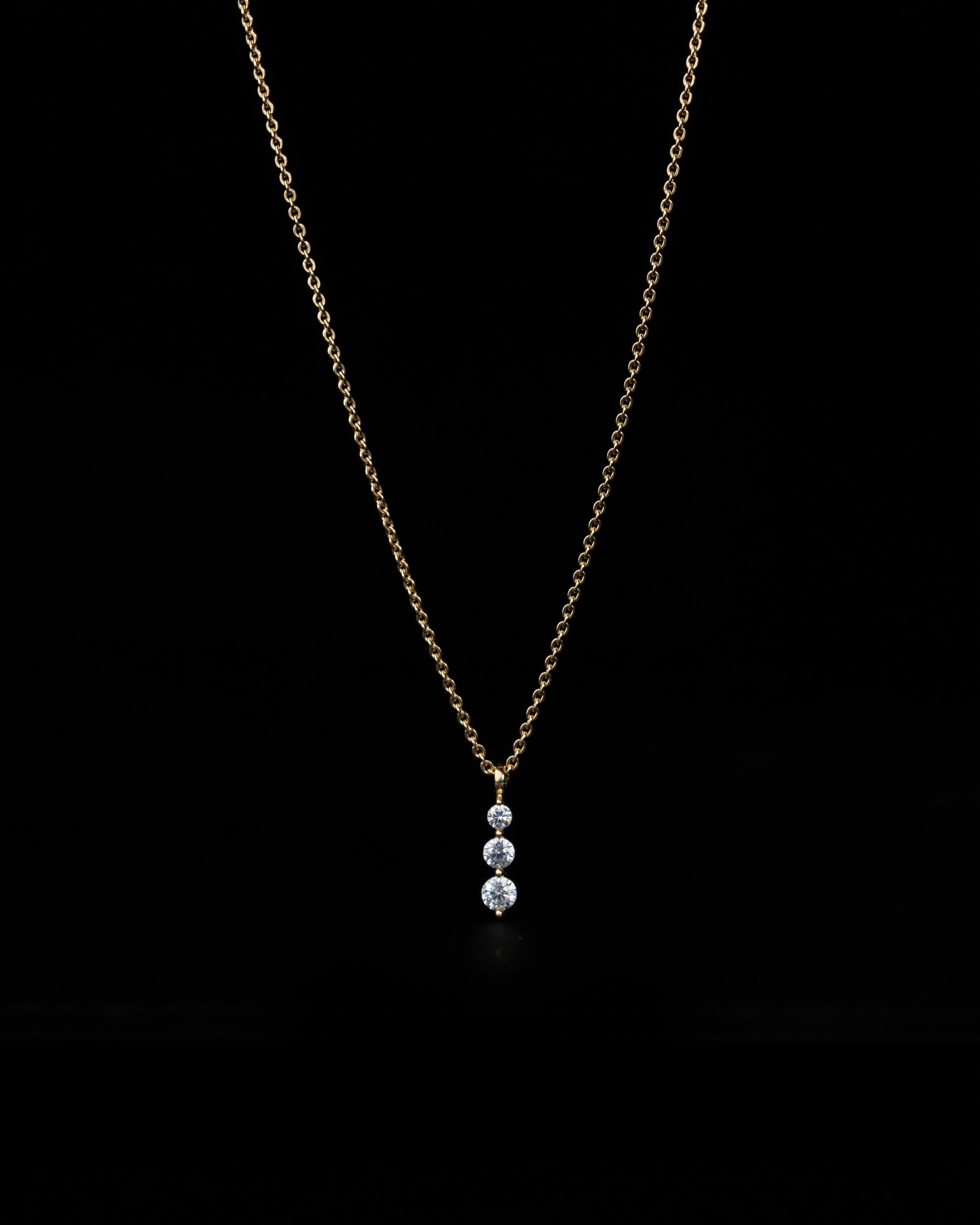 Teardrops Halsband - 18K Guld - Kejsar