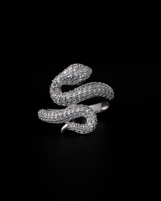 Iced Out Snake Ring - Kejsar