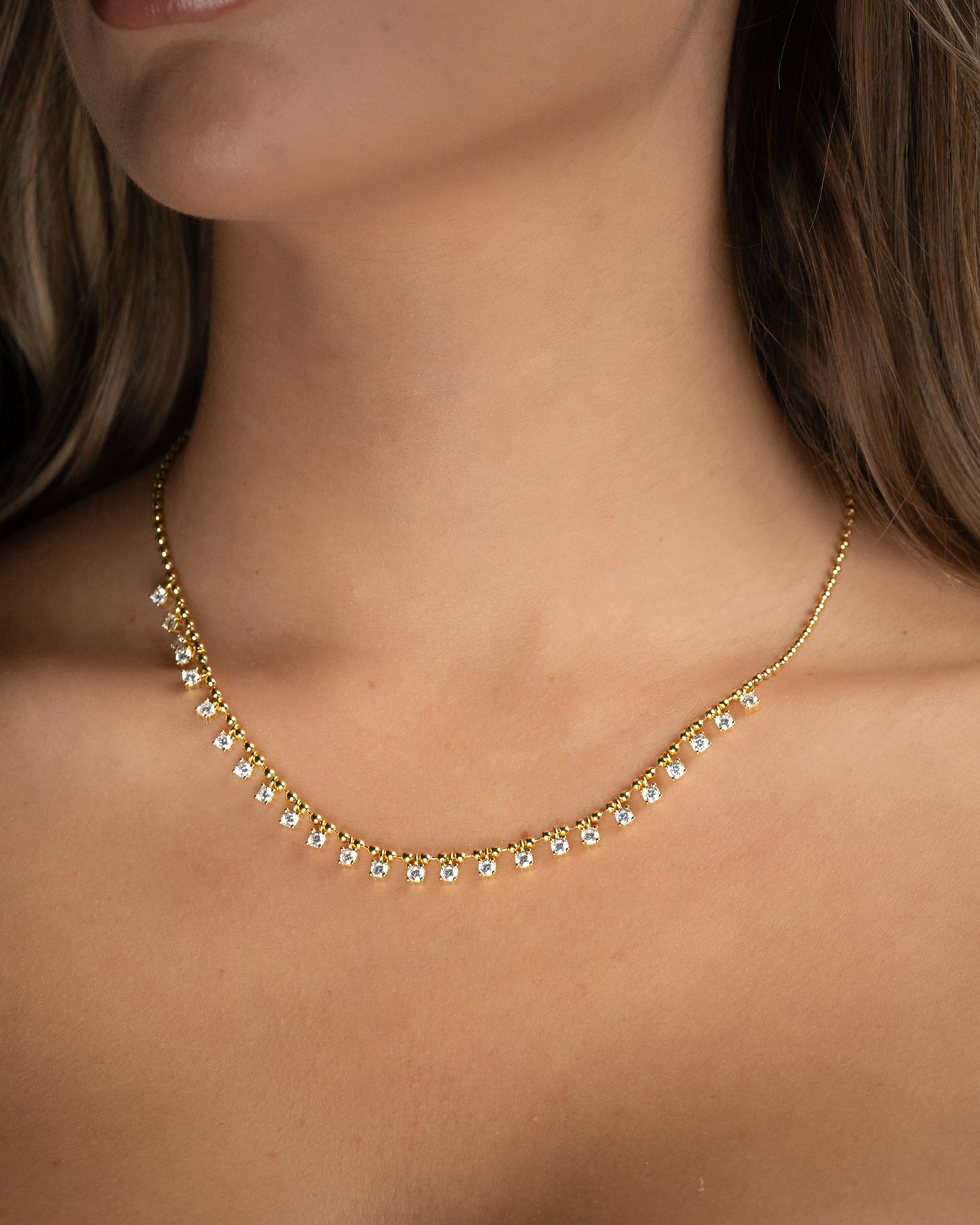 Diamond Drop Necklace - Kejsar