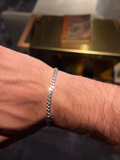 Armor Link Bracelet 4mm - 925 Silver