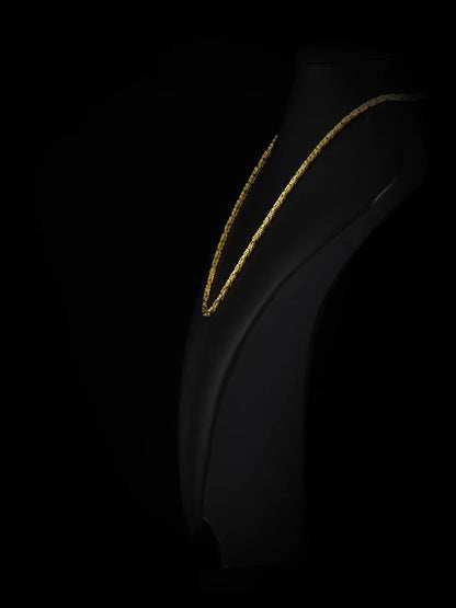 Emperor Link Necklace 3mm - 18K Gold