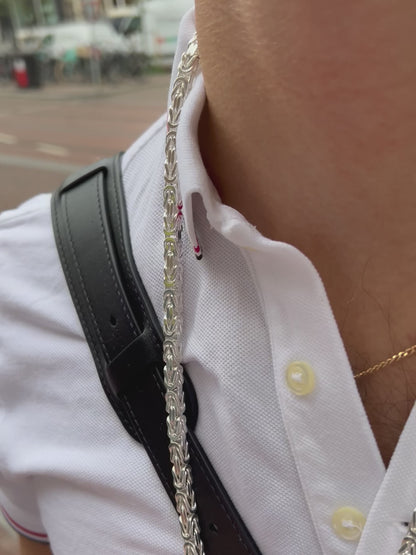 Byzantine Necklace 6mm - 925 Silver