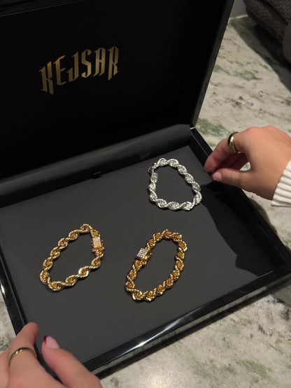 Cordell Armband 10mm - 925 Silver