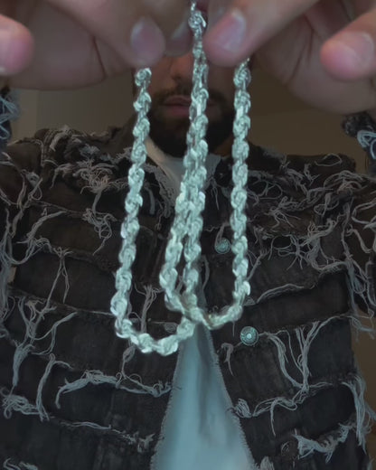 Diamond Cut Cordell Necklace 6mm - 925 silver