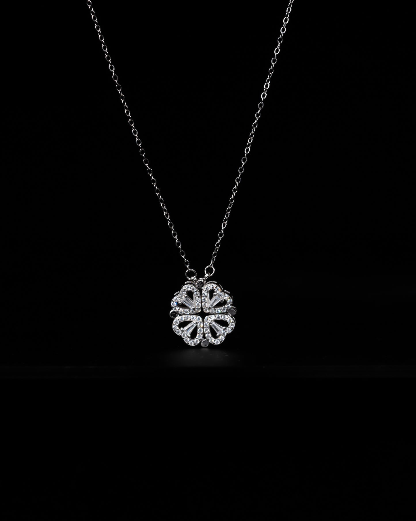 Heart Clover Foldable Necklace - Kejsar