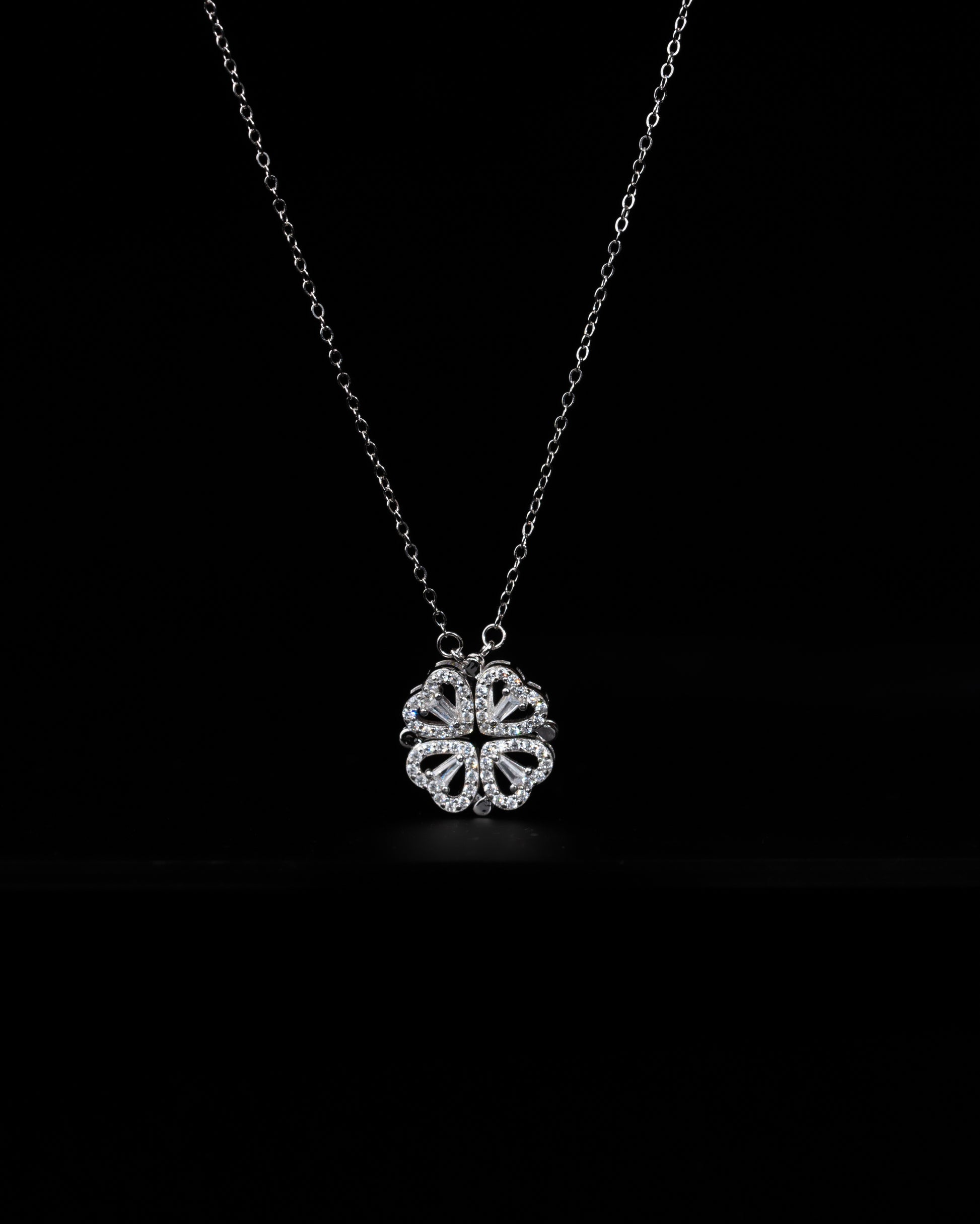 Heart Clover Foldable Necklace - Kejsar
